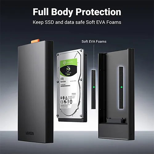 UGREEN 60353 2.5 Inches USB 3.0 to SATA Hard Drive Enclosure