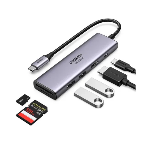 Ugreen 60384 USB-C 6 In 1 Multifunctional Adapter