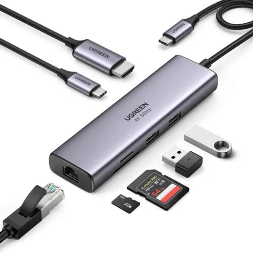UGREEN 60515 7-in-1 4K HDMI USB C Hub CM512