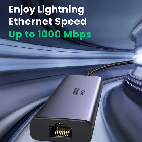 UGREEN 60515 USB-C Ethernet Multifunction Adapter