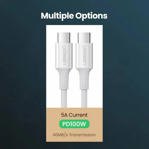 UGREEN 60551 USB-C to USB-C 1m Cable