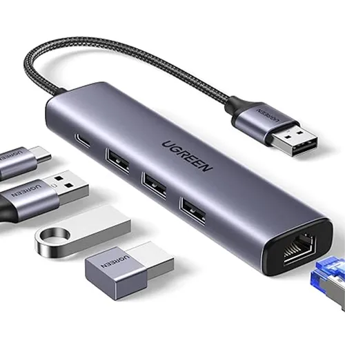 UGREEN 60554 3-Port USB 3.0 Gigabit Ethernet Adapter