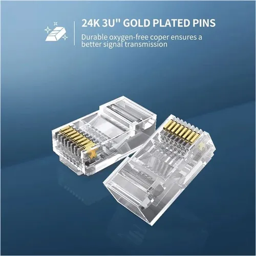 UGREEN 60558 Cat6 RJ45 Connector – 100Pcs
