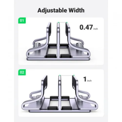 UGREEN 60643 Aluminum Dual Slot Vertical Stand
