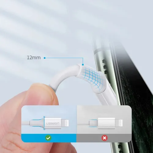 UGREEN  60746 MFi Certified Type-C to Lightning 0.25M Cable