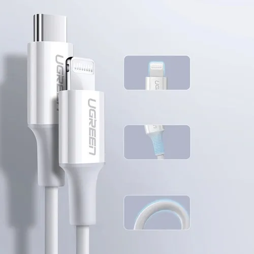 UGREEN 60749 MFi Certified Type-C to Lightning 2M Cable