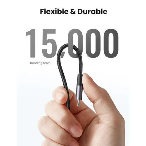 UGREEN 60759 Type-C to Lightning MFI Certified Aluminum Shell Braided 1M Cable