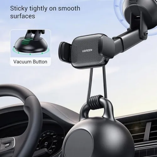UGREEN 60990B Gravity Phone Holder with Suction Cup
