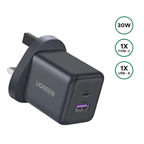 UGREEN 65036 30W 2-Port GaN Fast Charger