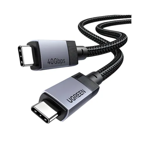 UGREEN 65175 USB4 Gen 3 240W Max Space Gray Nylon Braided Cable L705
