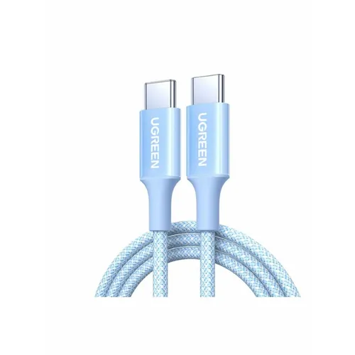 UGREEN 65254 USB-C to USB-C Cable 100W 5A PD Fast Charging (2 Meter) Blue Braided L502