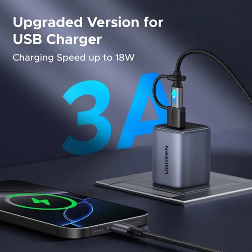 UGREEN 65332 USB-A Male to Type-C Female 2pcs Adapter