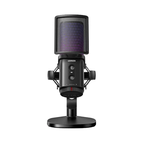 UGREEN 65629 Noise-Cancelling RGB 7 Light USB Desktop Microphone