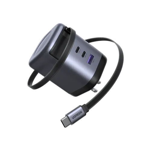 UGREEN 65829 Nexode 100W Charger with Retractable USB-C Cable