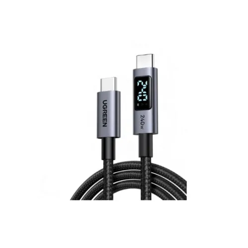 UGREEN 65867 240W Smart Digital Display Type-C to Type-C PD 2M Fast Charging Cable