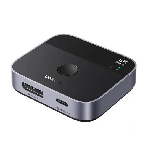 UGREEN 65878 8K  Displayport + USB-C Switch 2 In 1 Out