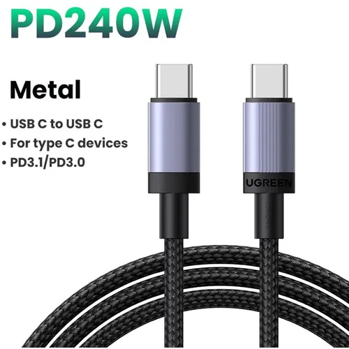 UGREEN 65907 240W USB-C to USB-C PD 2M Fast Charging Cable
