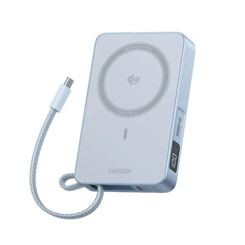 UGREEN 65958B 10000mAh 25W Qi2 Magflow Magnetic Wireless Power Bank PB773