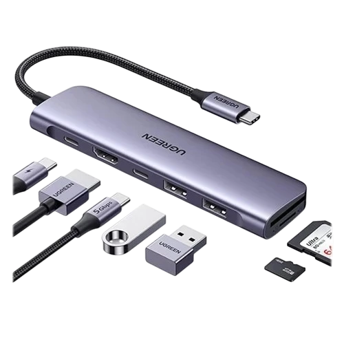 UGREEN 7 – in -1 Type-C Multifunction Hub – CM195 – 15214