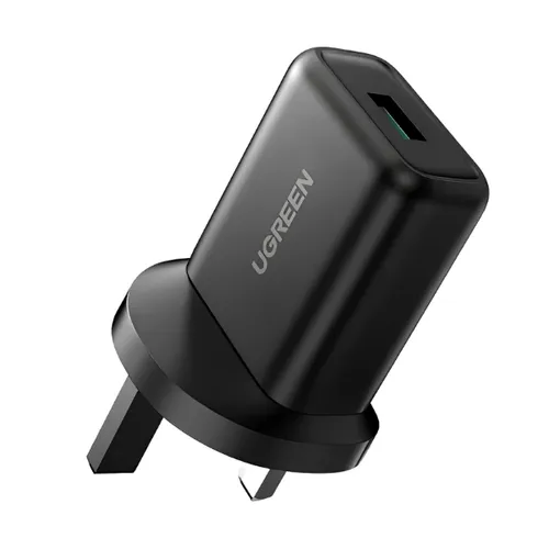 UGREEN 70165 18W Fast Charging Power Adapter With QC3.0 (Black) CD122