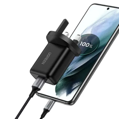 UGREEN 70165 18W Fast Charging Power Adapter With QC3.0 (Black) CD122