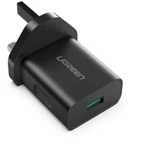 UGREEN 70165 USB QC3.0 UK 18W  Fast Charging Power Adapter