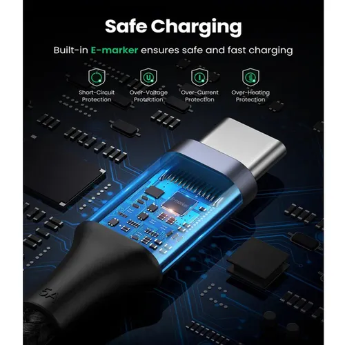 UGREEN 70428 100W USB-C to USB-C 1.5M Charging Cable