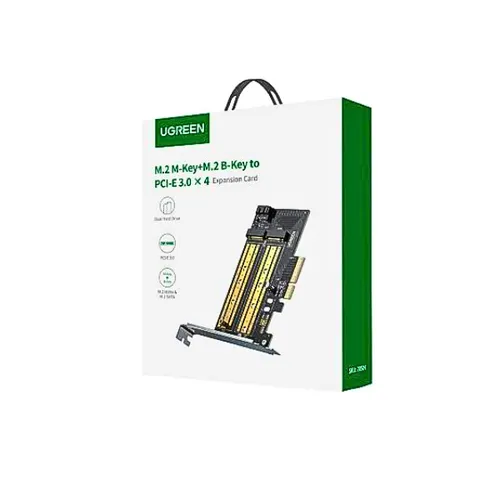 UGREEN 70504 M.2 SATA + NVMe PCIe 3.0 x4 Expansion Card