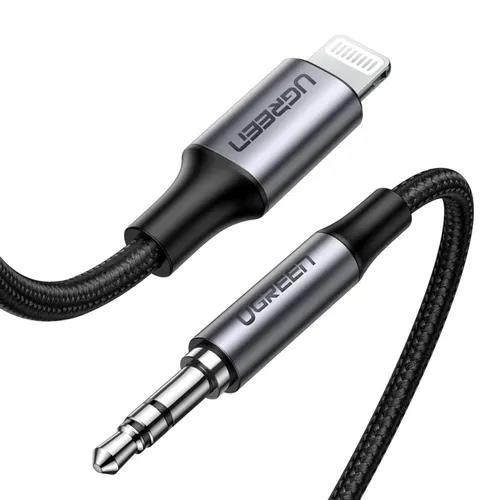 Ugreen 70509 Lightning To 3.5mm Audio Adapter 1m Black
