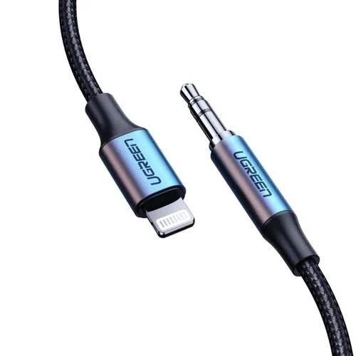 Ugreen 70509 Lightning To 3.5mm Audio Adapter 1m Black