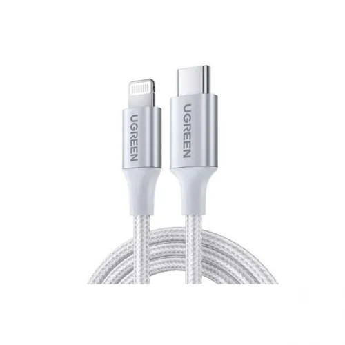 UGREEN 70525 USB-C to Lightning PD Fast Charging Braided 2M Cable (MFi Certified)