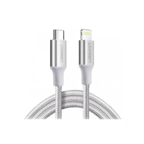 UGREEN 70525 USB-C to Lightning PD Fast Charging Braided 2M Cable (MFi Certified)