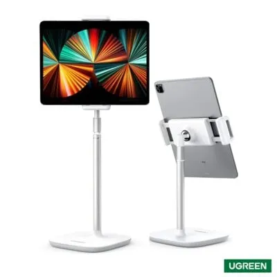 UGREEN 70574 with Height and Angle Adjustment Desktop Phone and Tablet Holder Stand – Grey