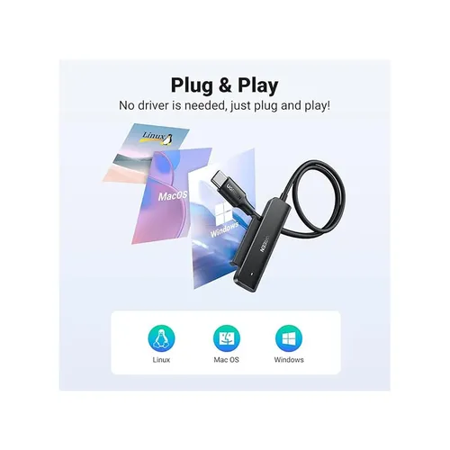UGREEN 70610 USB-C to SATA Hard Drive Adapter