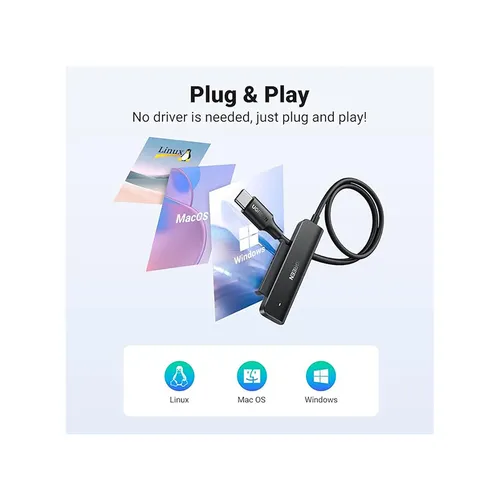 UGREEN 70610 USB-C to SATA Hard Drive Adapter