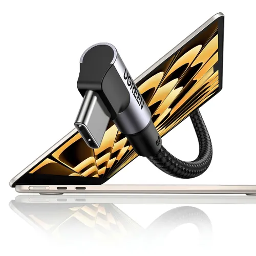 Ugreen 70643 100W USB-C to USB-C PD 90° Cable 1M