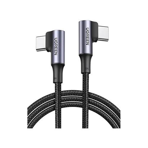 UGREEN 70696 USB-C to USB-C 100W PD 90 Degree Fast Charging Cable 1M