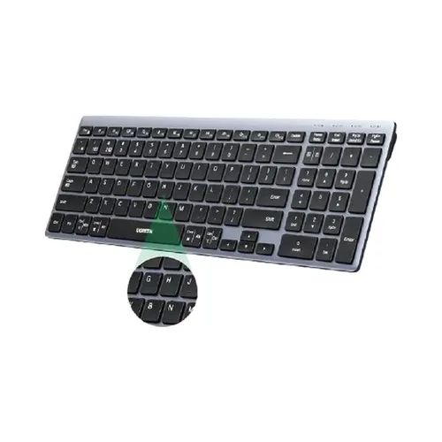 UGREEN 75163 Multi-Mode Rechargeable Bluetooth &amp; Wireless Keyboard