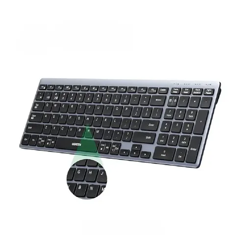 UGREEN 75163 Multi-Mode Rechargeable Wireless & Bluetooth Keyboard – K552