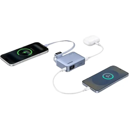 UGREEN 75173B 33W 10000mAh Fast Charging  With Built in Type-C Cable Power Bank
