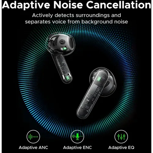 UGREEN 75288 LightBuds Magic Hybrid Active Noise-Cancelling with Touch screen Earbuds