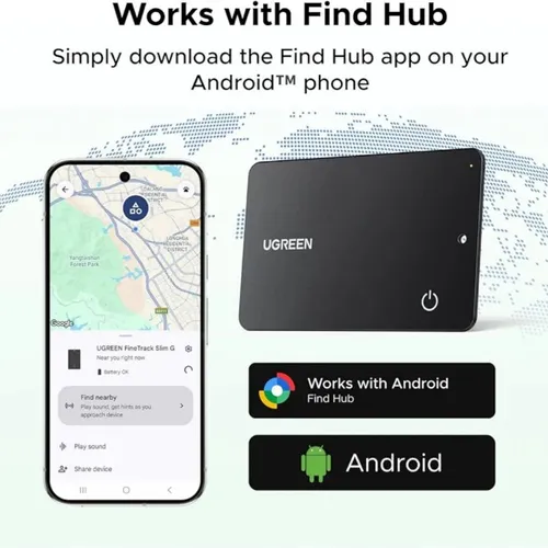 UGREEN 75497 FineTrack Slim G Smart Bluetooth Finder