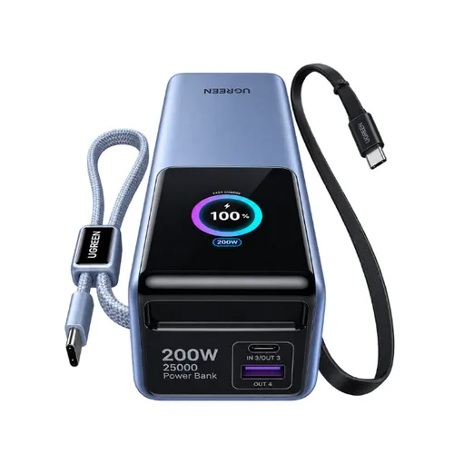 UGREEN 75702B 25000mAh 200W Nexode Pro Fast Charging Power Bank