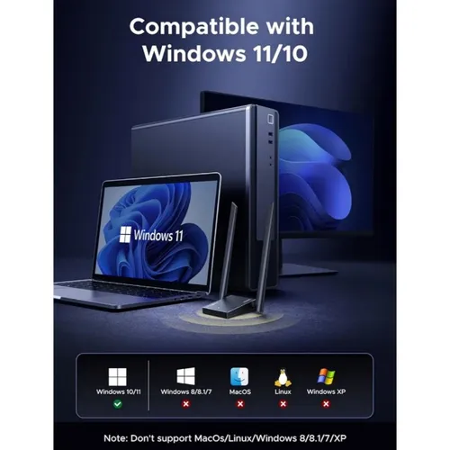 UGREEN 75917 AX5400 WiFi 6E WiFi Adapter