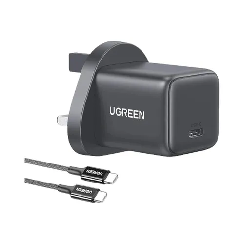 UGREEN 75958 30W GaN Charger UK with Cable