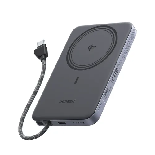 UGREEN 75982B 30W 10000mAh MagFlow Air Magnetic Wireless Power Bank