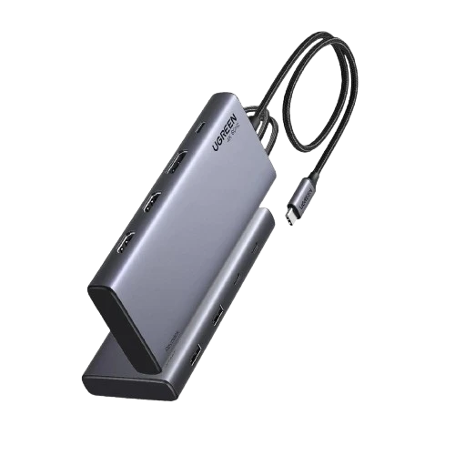 UGREEN 8 – in -1 Revodok Type-C Three Screen Multifunctional Hub – CM639 – 35625