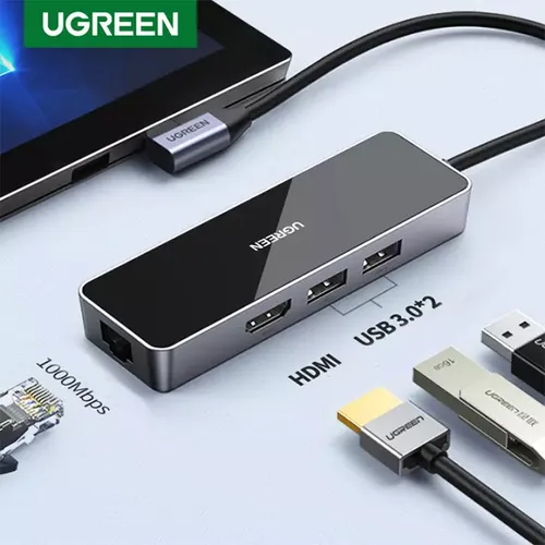 UGREEN 80546 4-in-1 USB C 4K HDMI Multifunctional Adapter
