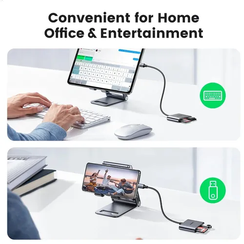 UGREEN 80798 3-in-1 USB-C SD Card Reader