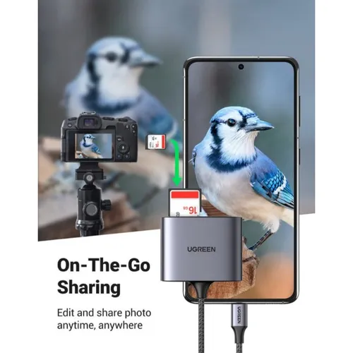 UGREEN 80798 3-in-1 USB C SD Card Reader